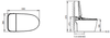 BRAVAT Smart Toilet - Model C29010W1-3-4