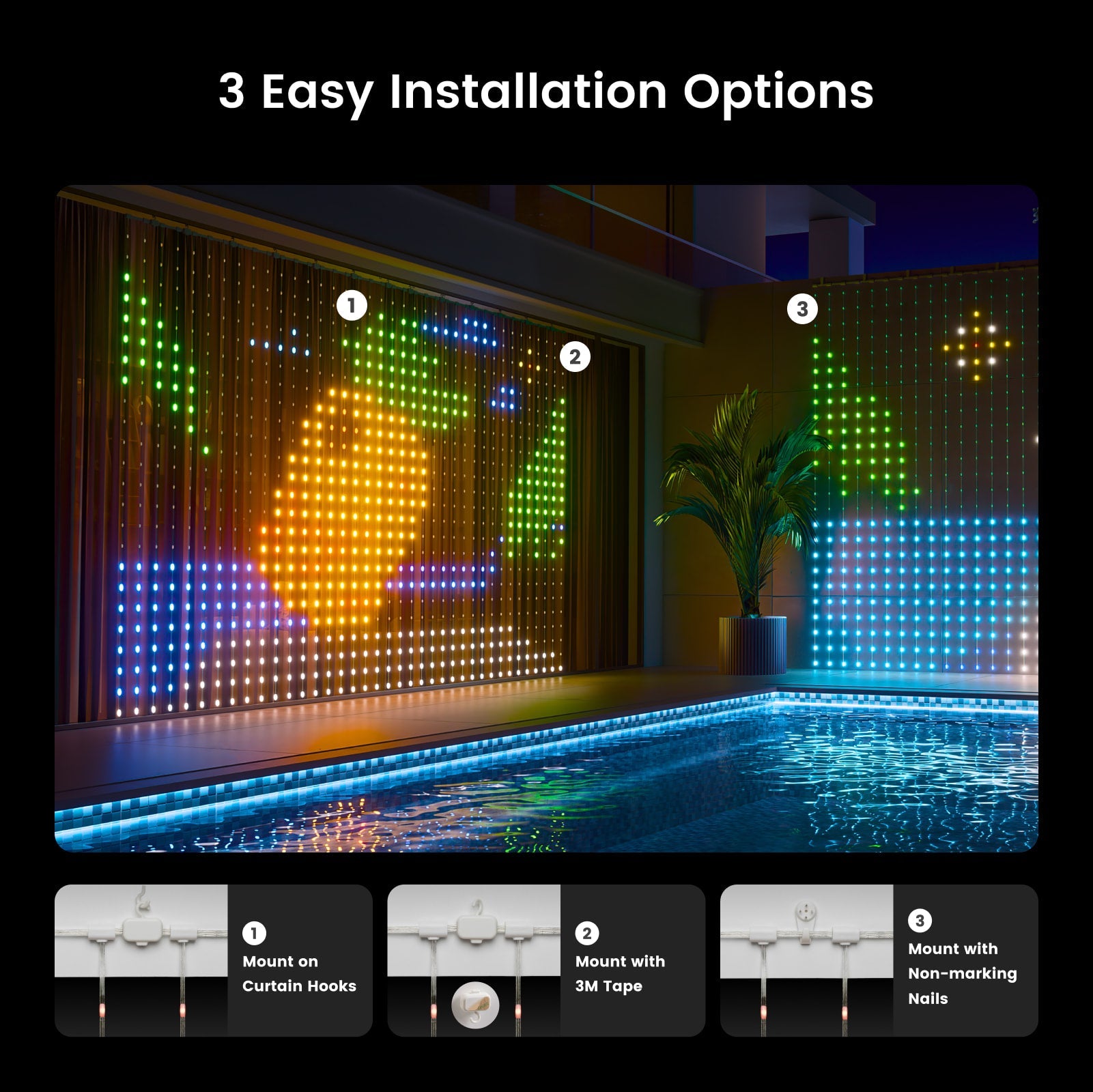 Lumimuse Curtain Lights