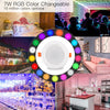 LumiMuse WiFi Smart LED Downlight Dimmable Round Colorful Spotlight Lighting 7W RGB Color Changing Bulb