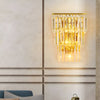 Luxury TV Background Postmodern Crystal Wall Light | Lumimuse