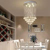 Elegant Raindrop Crystal Ball Chandelier - Dining Table Ceiling Lamp | LumiMuse