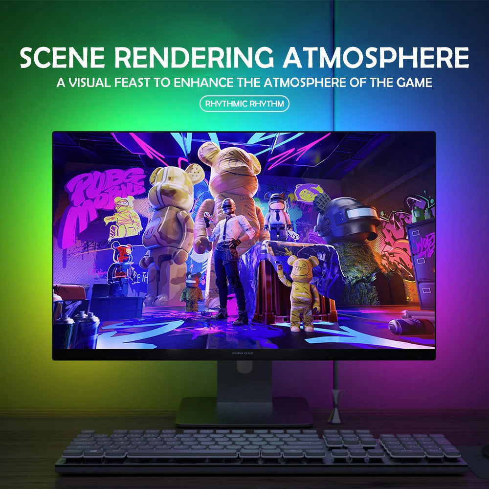 PC Monitor Backlight — Screen Sync RGB Gaming Light, USB
