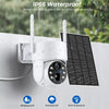 Solar WiFi Security Camera — Pan & Tilt, 4MP, No Wiring