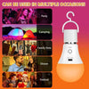 Rechargeable Colour Light Bulb with Remote — Cordless