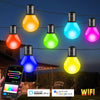Smart Festoon Bulb String Lights — WiFi & Bluetooth, USB