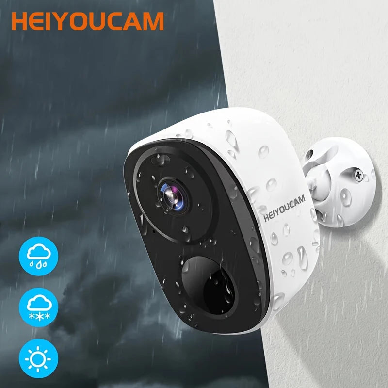 Wireless Battery Security Camera — 2K, Spotlight & Siren