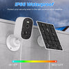 Solar Bullet Security Camera — 1080p WiFi, Motion Alerts