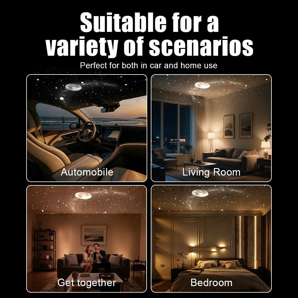 USB Starry Sky Projector — For Bedroom or Car Ceiling