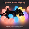 Smart Festoon Bulb String Lights — WiFi & Bluetooth, USB