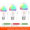 Smart RGB B22 Bayonet Bulbs, 2-Pack — Zigbee