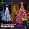 Star Waterfall Fairy Lights — USB or Solar