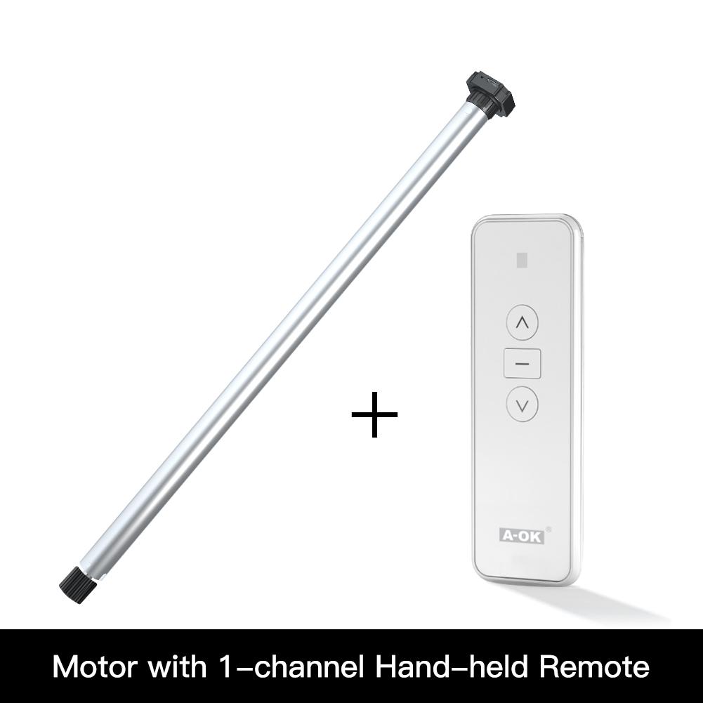 Rechargeable Tubular Roller Blind Motor RF433 Remote Control - A Pack of 3 Boxes