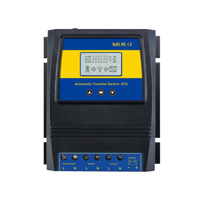 ATS Dual Power Inverter Automatic Transfer Switch Solar Charge ...