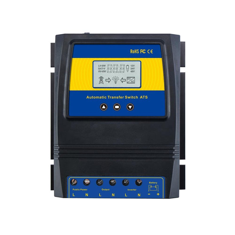 ATS Dual Power Inverter Automatic Transfer Switch Solar Charge ...
