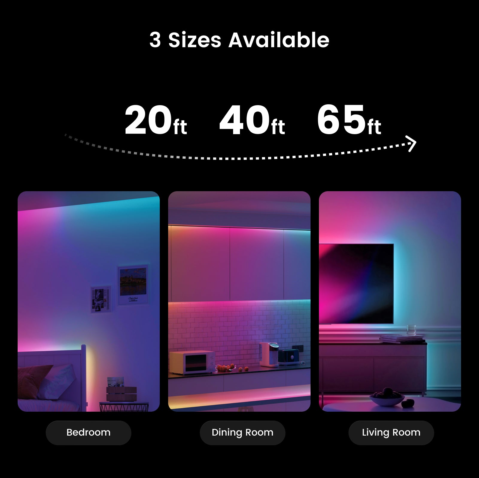 Lumimuse RGBIC LED Basic Strip Lights