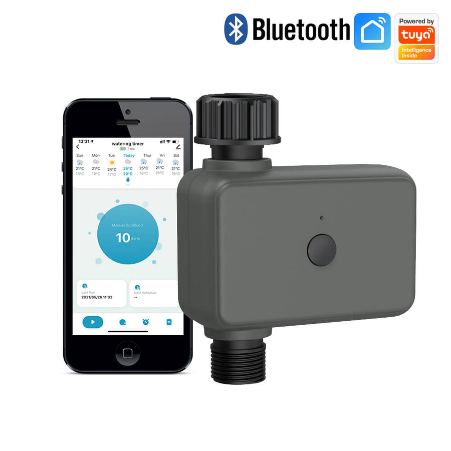Bluetooth Smart Sprinkler Water Timer with Rain Delay Filter Washer ...