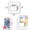 WiFi RF433 Smart 6 Gang Wall Touch Light Switch 2/3 Way Multi-Control Neutral Wire Required
