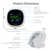 LumiMuse Bluetooth Smart Carbon Dioxide Tester Portable CO2 Temp Humi Air Quality Monitor