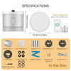 ¡¾US Version¡¿ LumiMuse Bluetooth Smart Door Lock Bank-grade AES128 Bit and TLS Encryption Bluetooth Sensor APP Remote Unlocking Scene Linkage