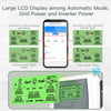 LumiMuse Smart Bluetooth Dual Power Controller 80A 8/16KW Automatic Transfer Switch for Off Grid Solar Wind System ATS