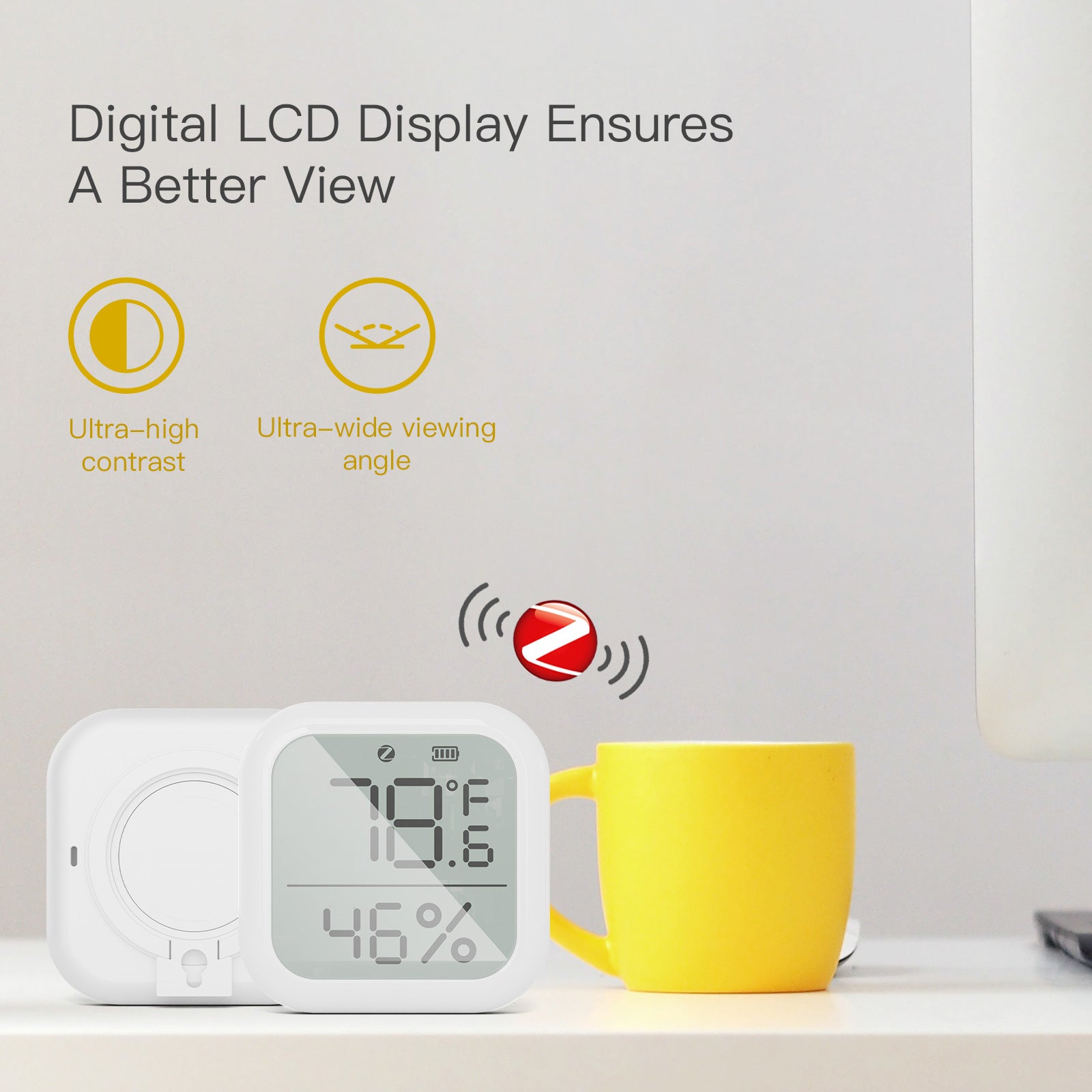 LumiMuse ZigBee Smart Temperature and Humidity Sensor Indoor Hygrometer Thermometer Detector