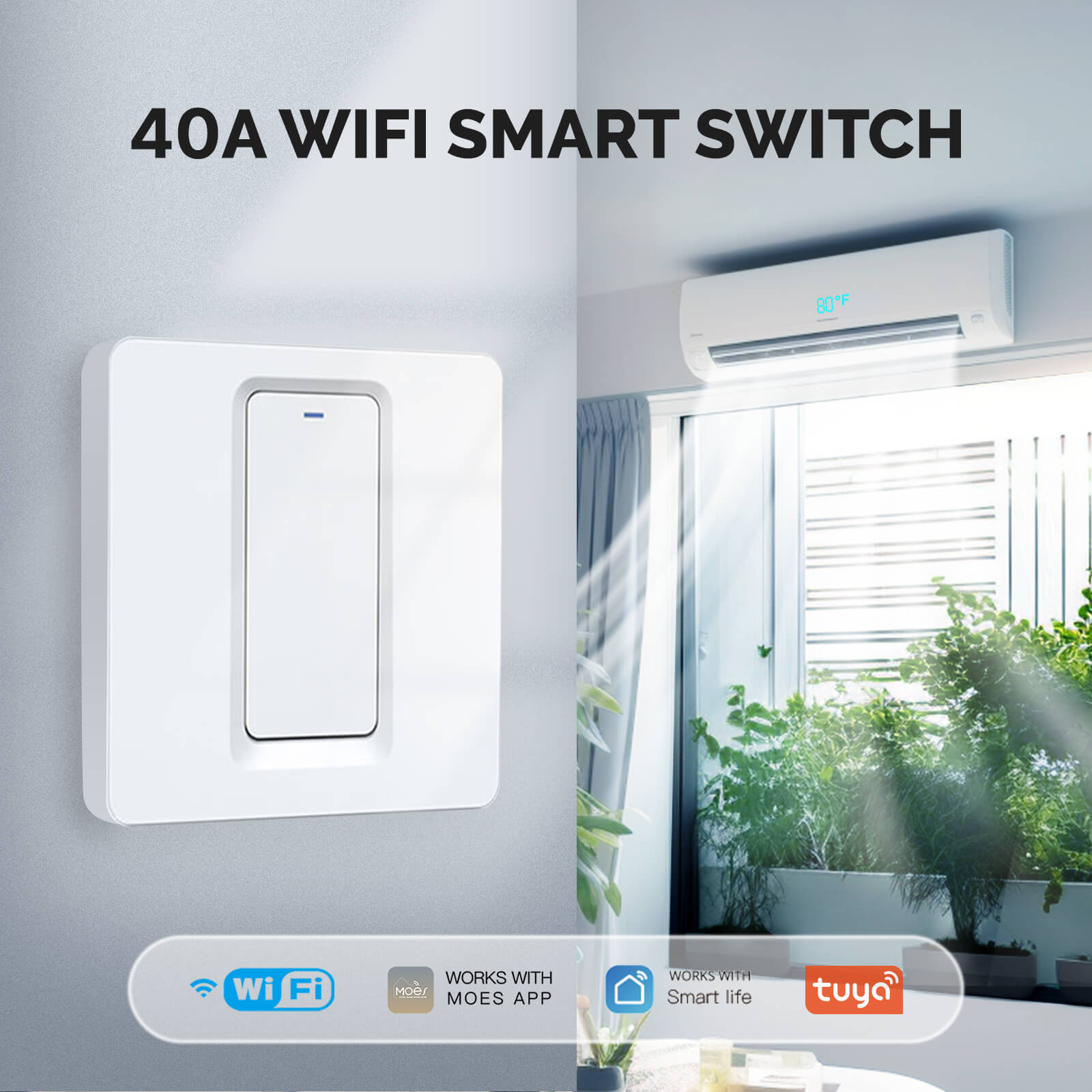 LumiMuse Smart ZigBee Water Heater Boiler Switch Wireless Control Timer for Heating Water 20A EU