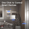 LumiMuse Smart ZigBee Wireless Switch, Self-powered 2/3 Gang Scene Switch Sticker