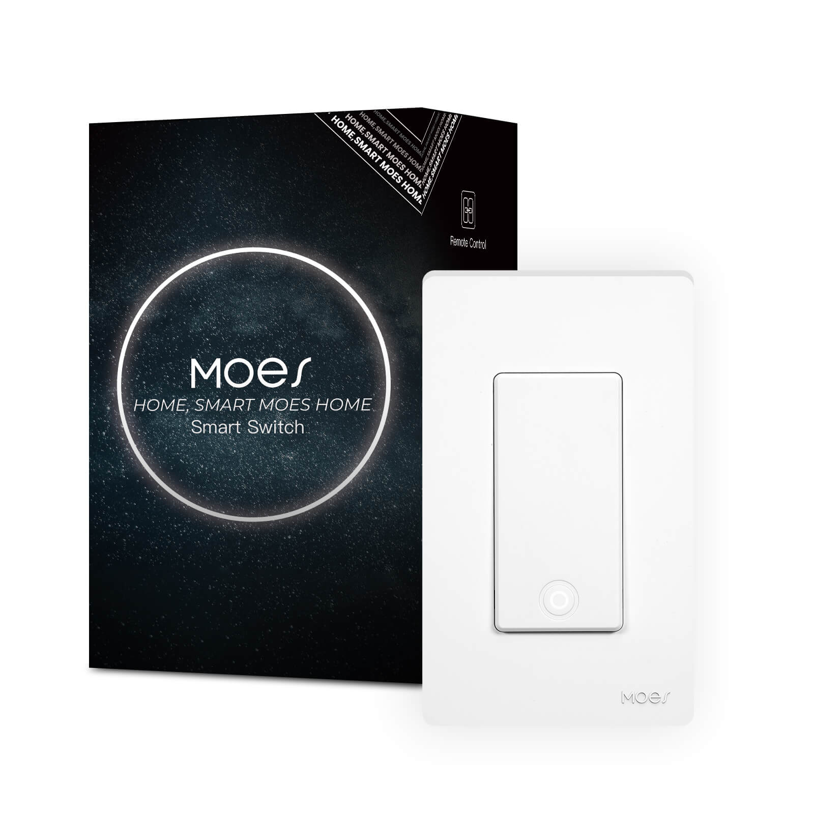 LumiMuse Star Ring 2nd Generation Smart Single Pole 3 Way WIFI Switch 1/2/3/4 Gang