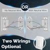 LumiMuse Star Ring ZigBee Smart Light Switch Single Pole, No Neutral Required, No Capacitor