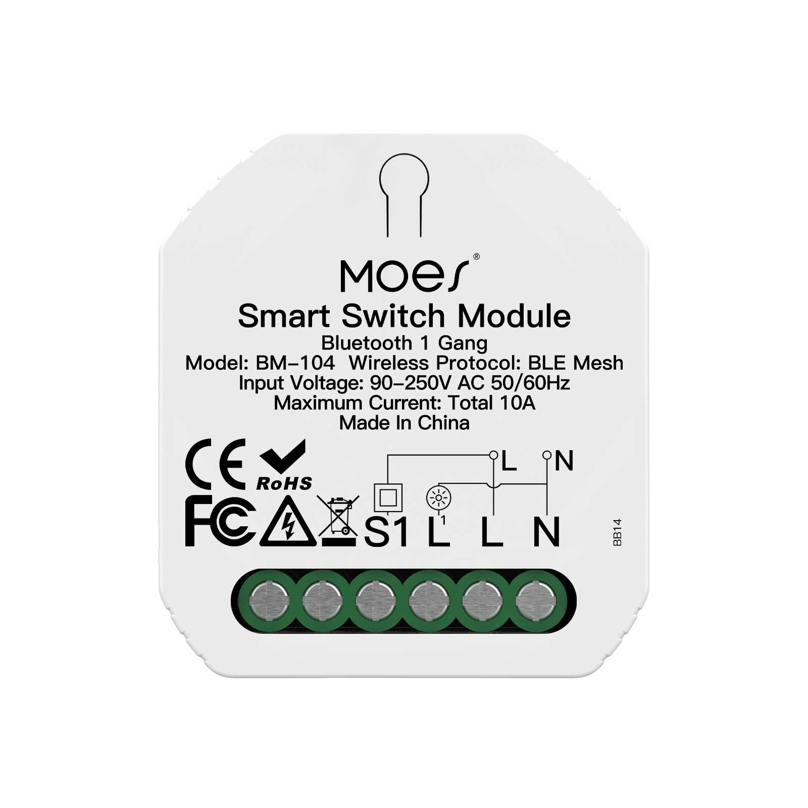 Bluetooth Smart Mini Switch Module DIY Light BLE SIGMESH 1 2 Gang Circ