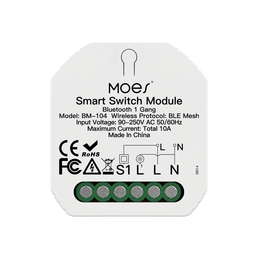 Bluetooth Smart Mini Switch Module DIY Light BLE SIGMESH 1 2 Gang Circ