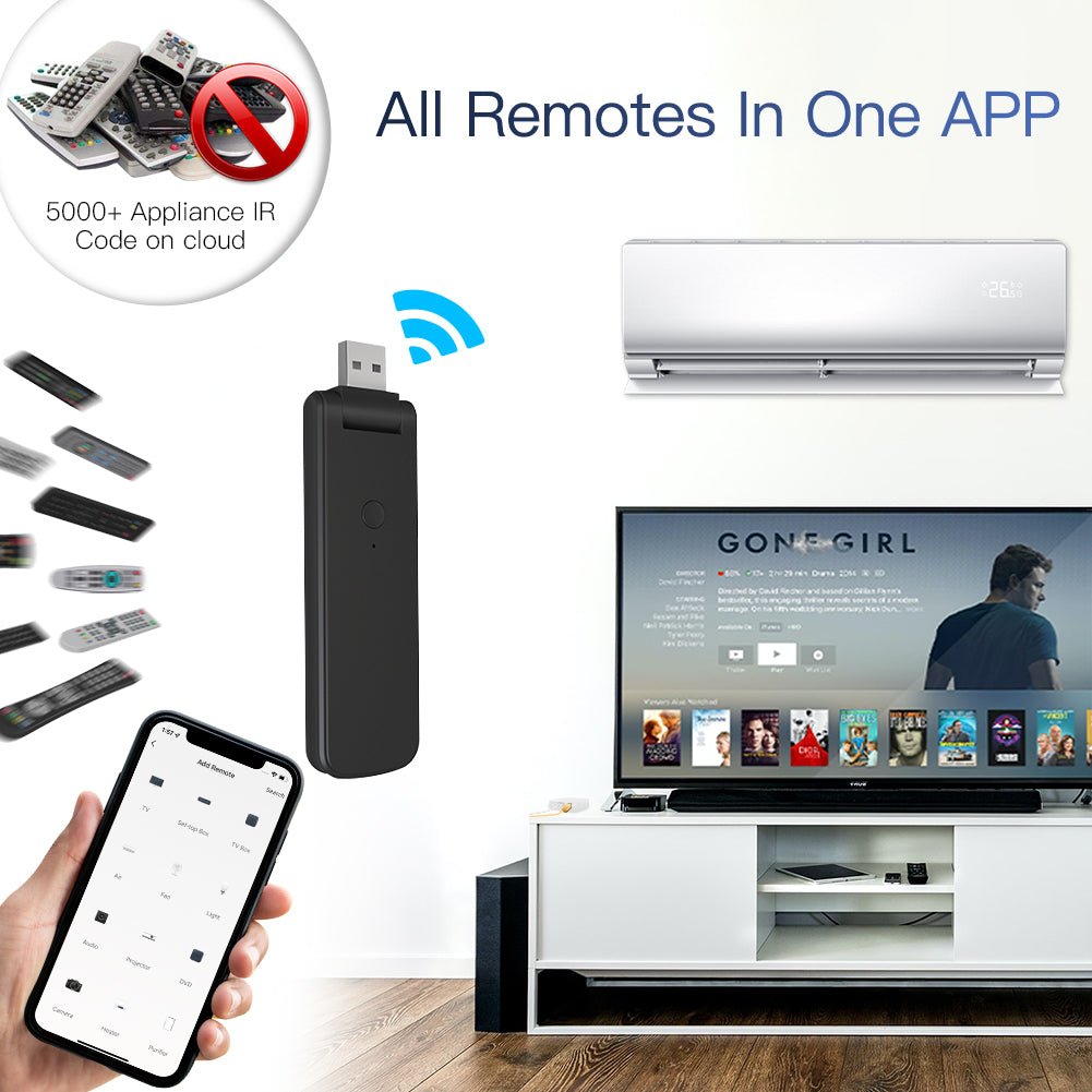 LumiMuse WiFi USB Smart IR RF Wireless Universal Remote Controller