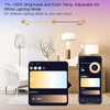 LumiMuse WiFi Smart E14 6W/ E12 5W Candle LED Light Candelabra Bulb RGBCCT 2700-6500K Alexa Google Voice Control - A Pack of 5 Boxes
