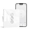 LumiMuse WiFi Curtain Switch RF433 Smart 2.5D Arc Glass Touch Panel for Roller Blinds Shutters