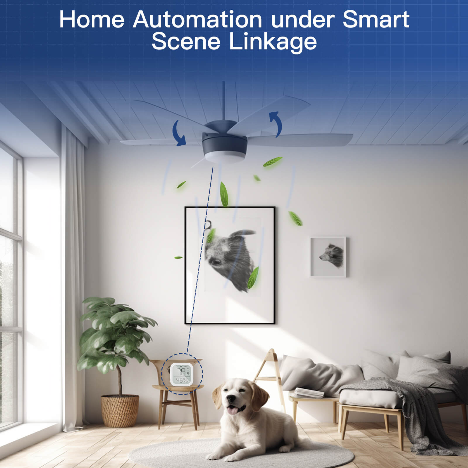 LumiMuse WiFi RF Smart Ceiling Fan Light Switch Module + Remote Controller Alexa APP 220V