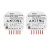 LumiMuse WiFi Smart 2 Gang Double Curtain Blind Switch Module for Roller Shutter Electric Motor