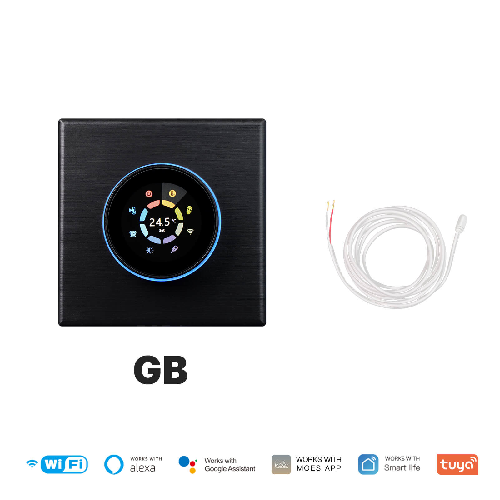 LumiMuse WiFi Smart Home Heating Knob Thermostat Temperature Controller For Water Gas Boiler Electric Heating