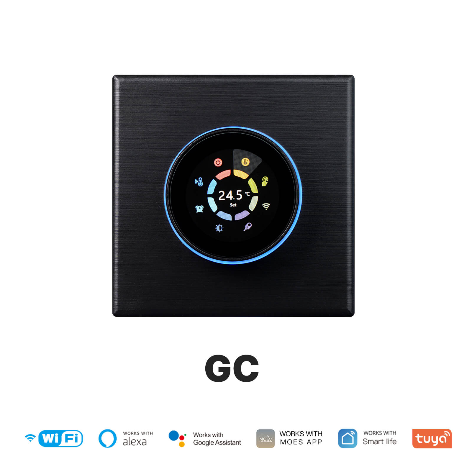 LumiMuse WiFi Smart Home Heating Knob Thermostat Temperature Controller For Water Gas Boiler Electric Heating