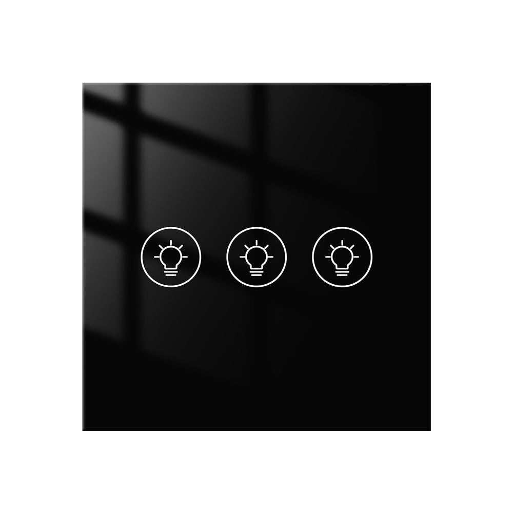 LumiMuse WiFi Smart Light Dimmer Touch Panel Switch 1/2/3 Gang EU Version - A Pack of 5 Boxes
