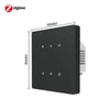 LumiMuse ZigBee RF Smart Curtain Switch For Roller Shutter Electric Curtains Blind Motor Support Timing & Remote Control