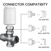 Zigbee Smart Thermostat Radiator Valve Energy Saving 2MQTT Digital Timer Voice Remote  Control TRV