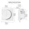 WiFi Smart Light Dimmer Touch Switch Timer Brightness Memory EU