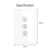 ZigBee Smart Dimmer Switch, Multi-gang Smart Light Dimmer Switch, US Single Pole Neutral Wire Required
