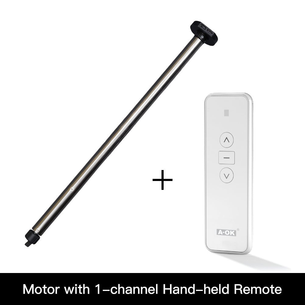 Rechargeable Tubular Roller Blind Motor RF433 Remote Control - A Pack of 3 Boxes