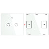 RF433 Smart Wirelesss Wall Glass Panel Transmitter Touch Switch Multi-control Remote EU