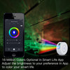 LumiMuse WiFi Smart Round Star Projector with Galaxy Nebula Cloud/Moving Ocean Wave Star Sky