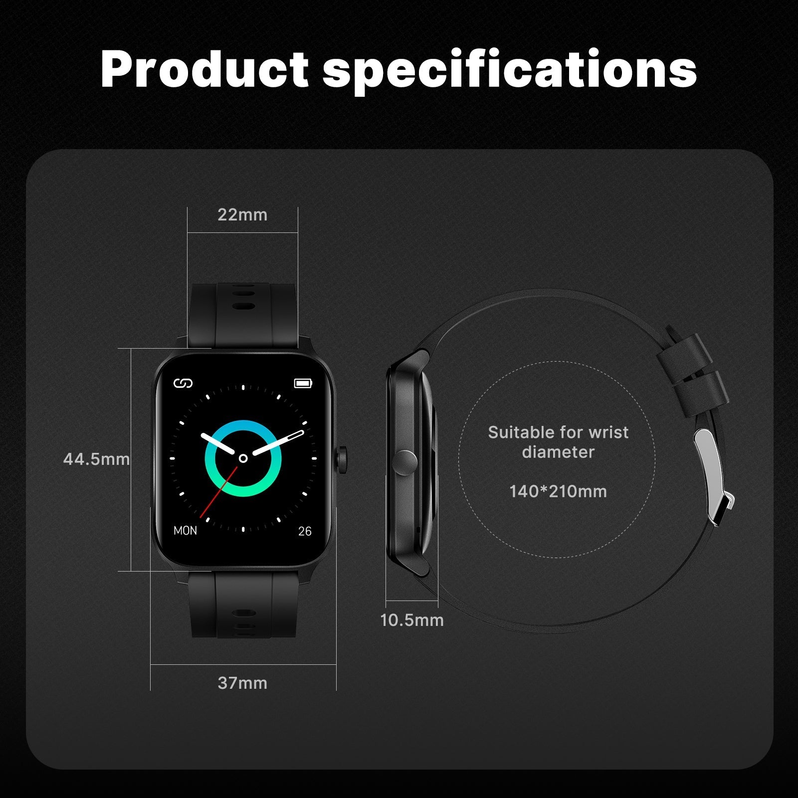 Smart Watch Alexa Built-in Fitness Tracker Heart Rate and Blood Oxygen Monitor