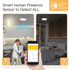 Zigbee/ Wifi Smart Human Presence Detector PIR mm Wave Radar Detection Sensor Ceiling Mount