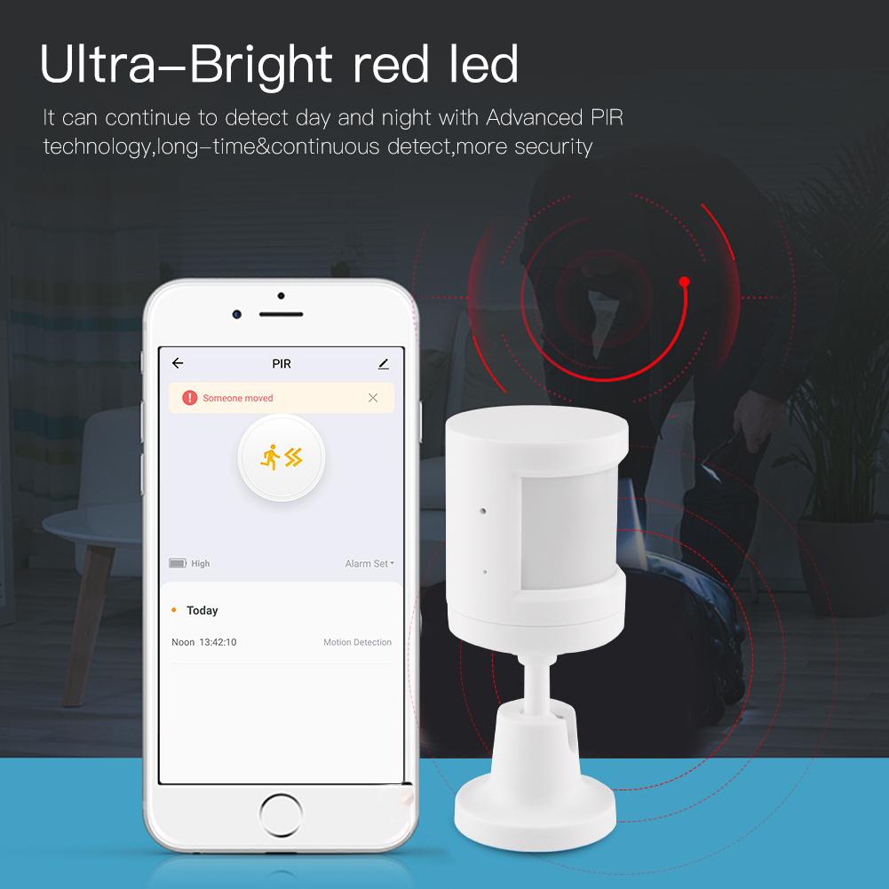 ZigBee Smart PIR Motion Sensor Human Detector Scene Linkage With Foot Stand