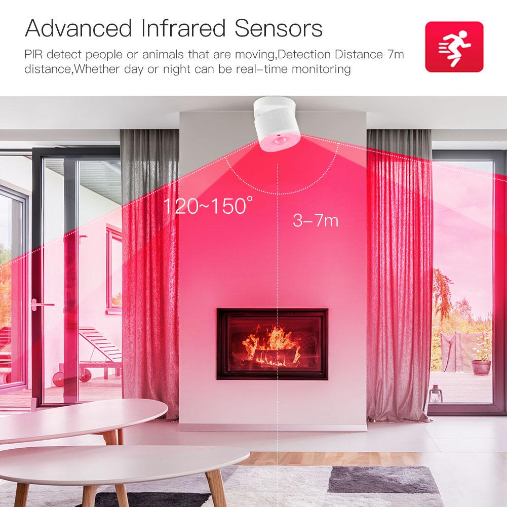 ZigBee Smart PIR Motion Sensor Human Sensor Detector Setup Available